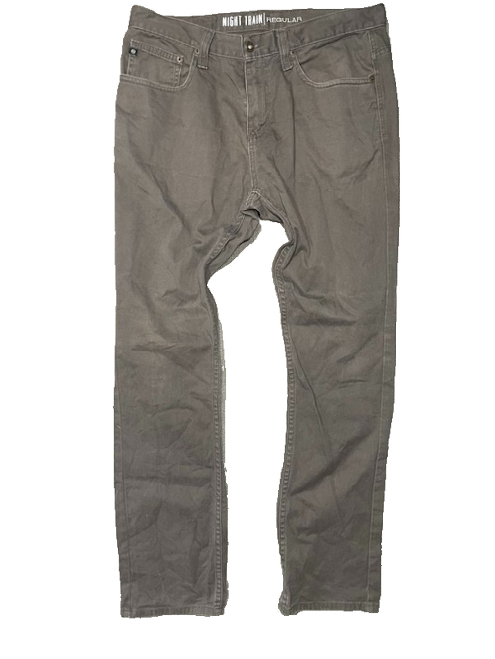 Free World Night Train Jeans Gray Men's Size 34x32 Skater Streetwear Utility